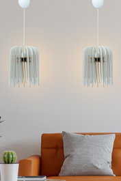 Opviq Lámpara de Araña Tulipán de Diseño Especial Blanco